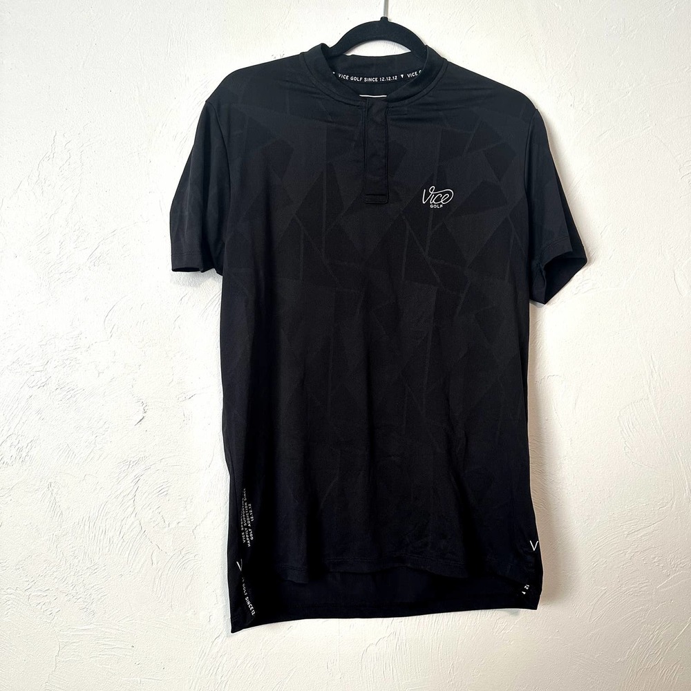 Vice Golf Vengeance Polo in black Size small S